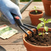 Hand Garden Cultivator Rake Plastic Gardening Tool (1 Pc, 27 Cm) by Your Brand