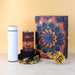 Effete Coffee Almonds Gift Hamper, Golden Rose With Bottle (3 Pc Set), Mix Color by Your Brand
