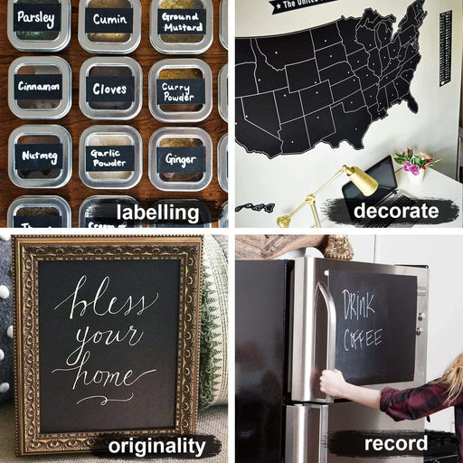 Blackboard Erasable Wall Sticker Chalkboard Sticker Wall Stickers Mural by Your Brand