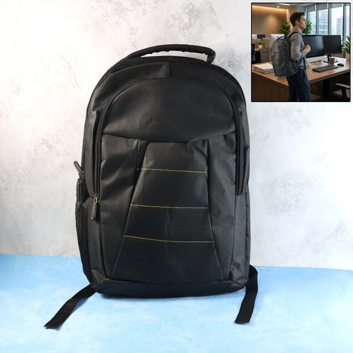 Lightweight Water-Resistant Laptop Bag with Pockets & Adjustable Strap by Your Brand