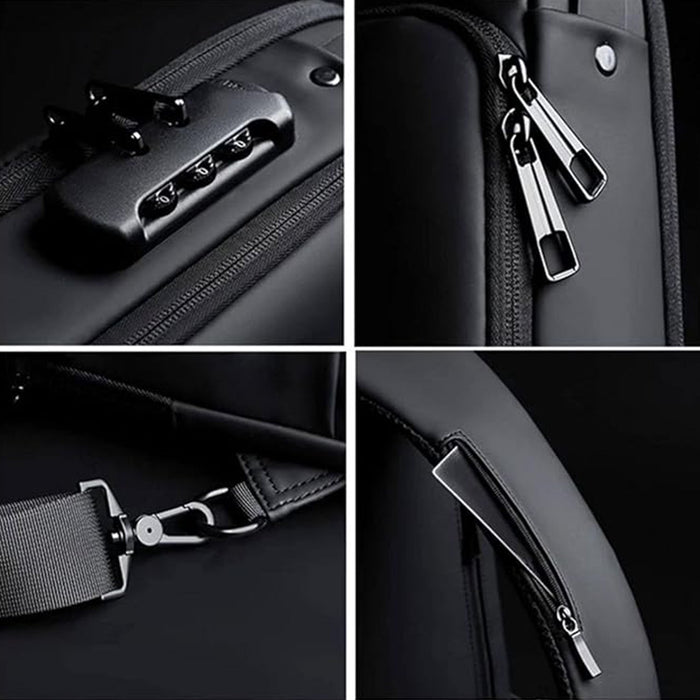 TrendGuard Anti-Theft Crossbody Sling Bag - USB Charging Port by Your Brand