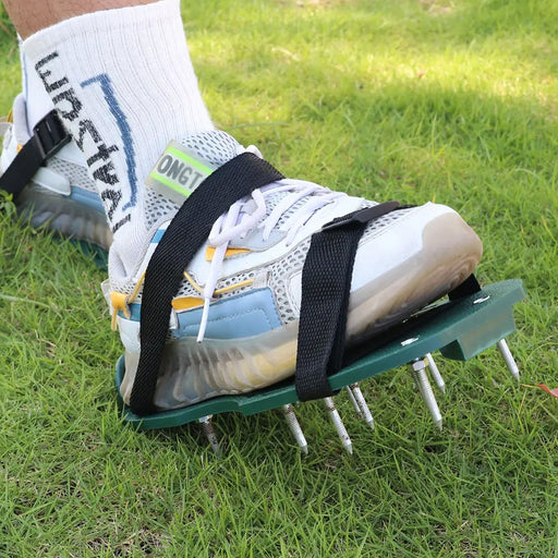 Garden Lawn Aerator Sandals – Spiked Grass Aerator Shoes for Yard & Patio by Your Brand
