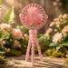 Portable Rechargeable LED Light Fan with Flexible Tripod Stand (1 Pc) by Your Brand