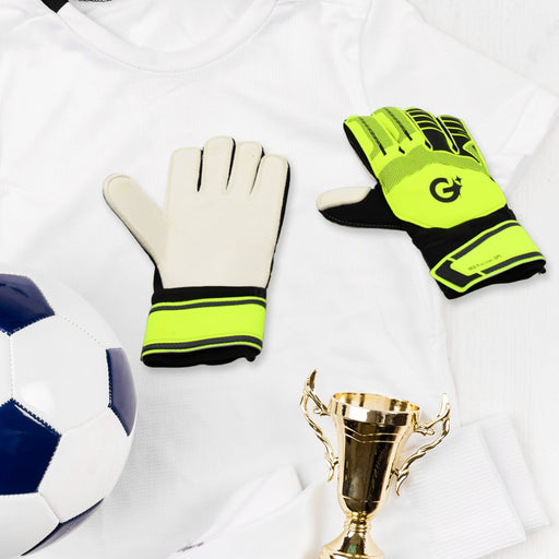 Kids Sports Goalkeeper Gloves with Finger Protection (1 Pair) by Your Brand