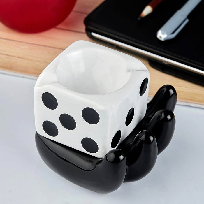 Colourful Smoking Ceramic Ashtray with Retro Vibes by Your Brand