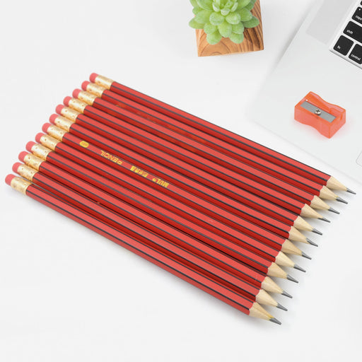 Wooden Pencil Set Multi-Use Wooden Graphite Pencils for Art, School (13 Pc Set) by Your Brand
