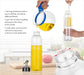 Clear oil dispenser with controlled spout, 1 liter