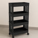 4-Layer Plastic Storage Rack with Wheels by Your Brand