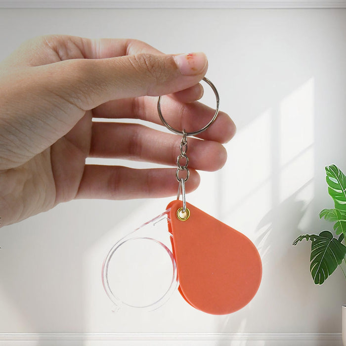 Folding Magnifier, Portable Mini Magnifier Keychain (1 Pc) by Your Brand