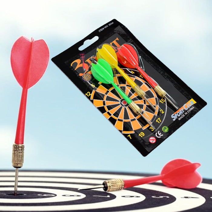 Small 3 Pcs Dart Set for Dart Board – Indoor & Outdoor Game for Kids (3 Darts) by Your Brand