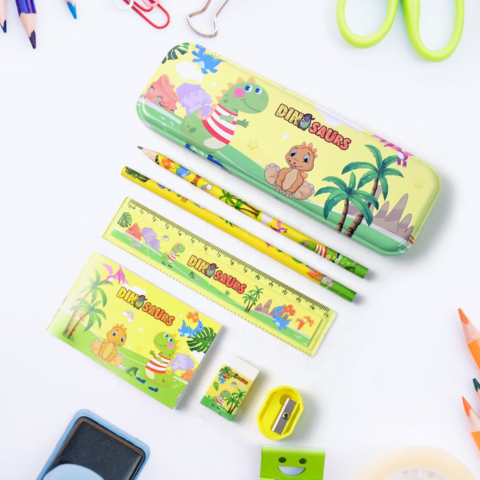 Dinosaur Printed Kids Stationery (Set) by Your Brand