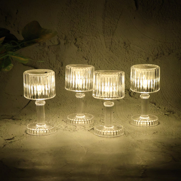 LED Crystal Wine Glass