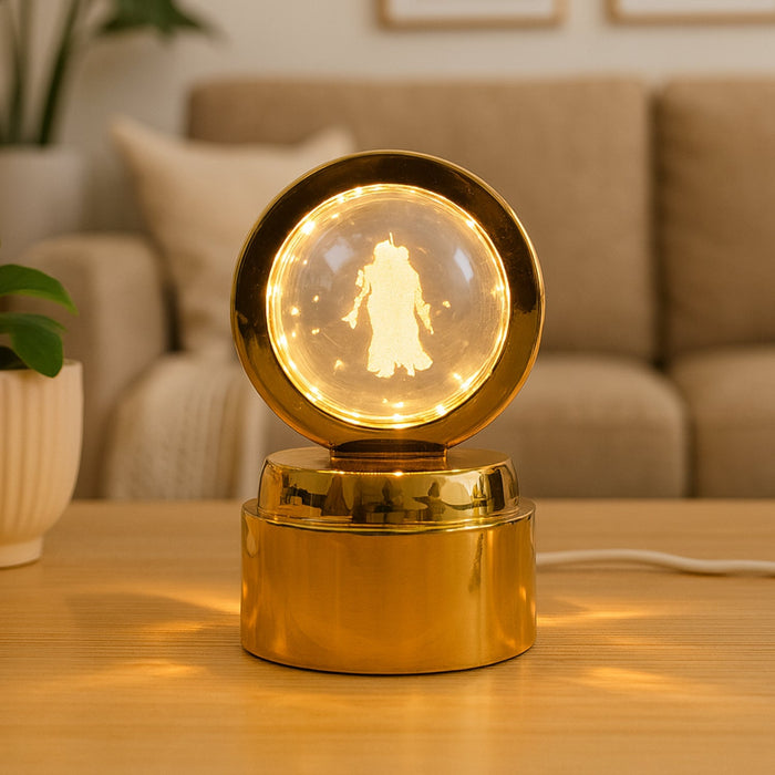 Radhe Krishna Crystal Ball Night Light – 1 Pc by Your Brand