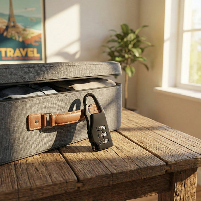 Secure 3-Digit Combination Travel Lock (1 Pc) by Your Brand