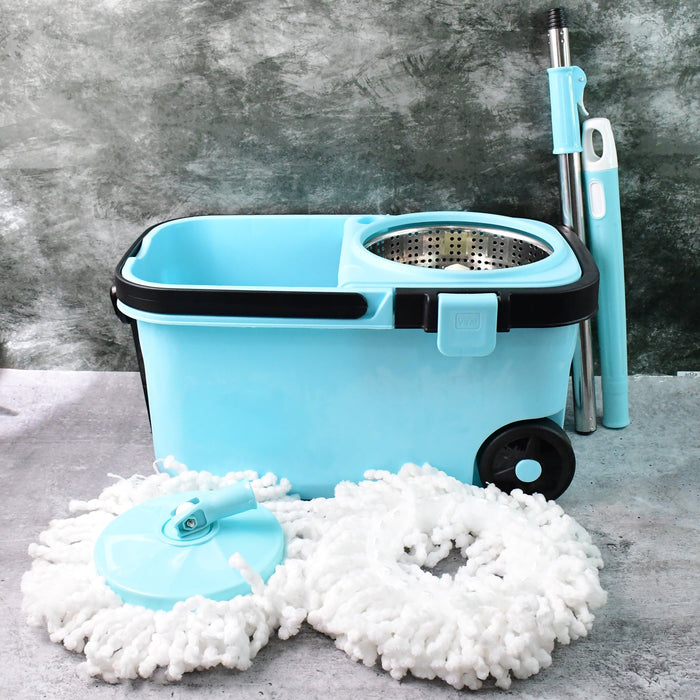 Premium 360° Spin Cleaning Mop Set by Your Brand