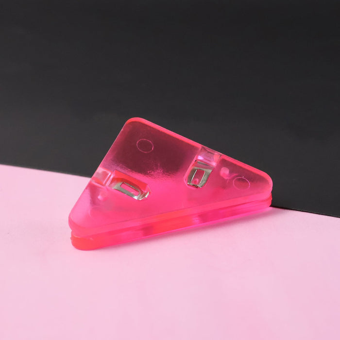 Triangle Paper Clips | Small Corner Clips for Paper, Document Clip (1 pc) by Your Brand