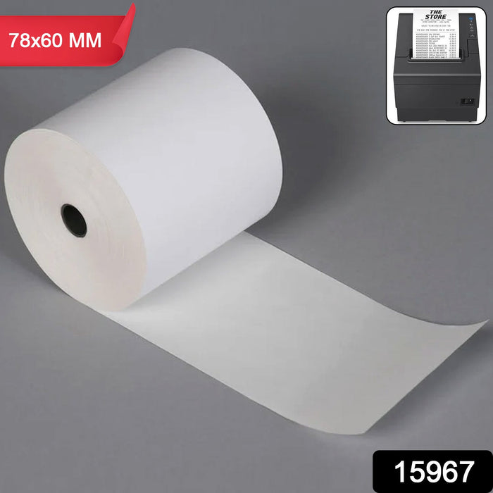 Thermal Label Roll for Barcode Printing (78 × 60 mm) by Your Brand