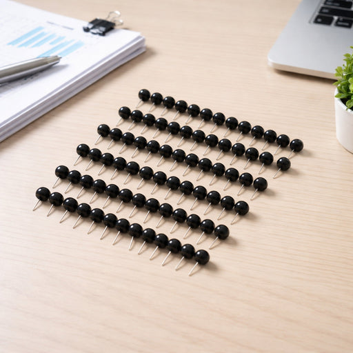 Round Head Push Pins (80 Pc Set) by Your Brand