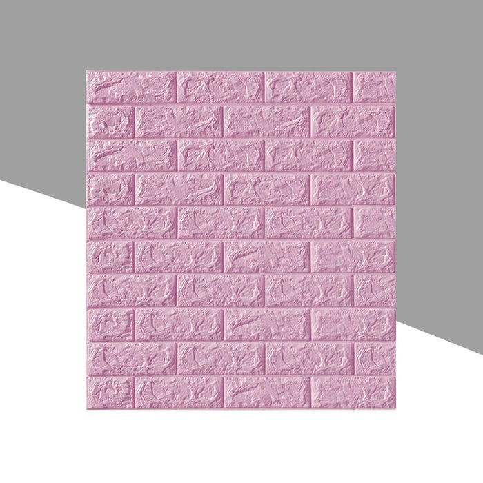 Wallpaper 3D Foam Wallpaper Sticker Panels (70 x 76 Cm / 1 Pc)