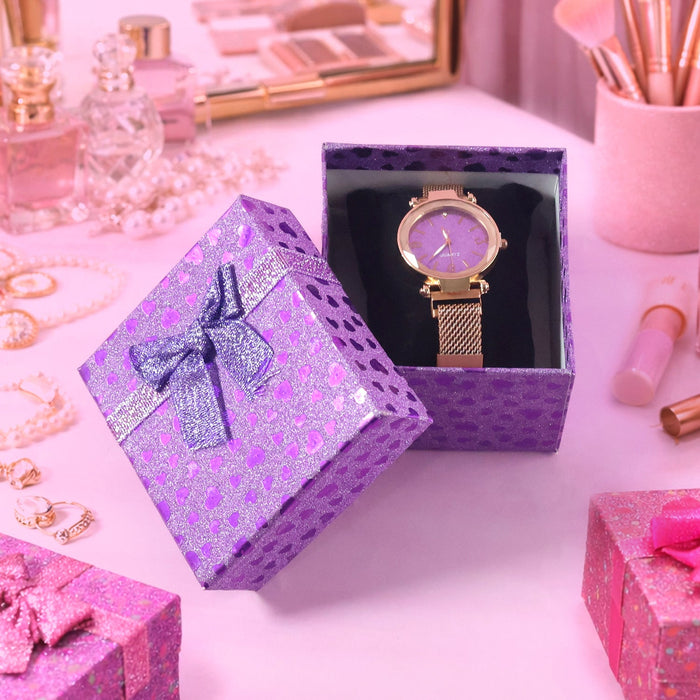 Elegant Ladies Wrist Watch with Stylish Dial and Premium Gift Box by Your Brand