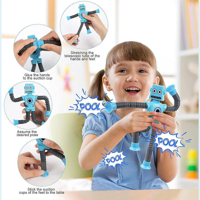 Flexible Robot Shape Magic Spring Toy (1 Pc) by Your Brand