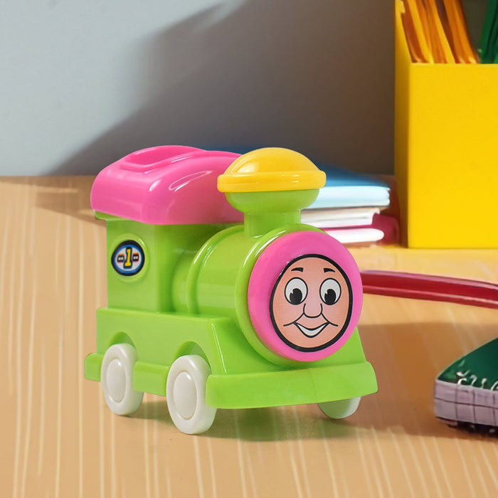 Train Double Hole Pencil Sharpener (1 Pc) by Your Brand