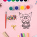 Kids Paint Coloring & Craft Activity Set with Beads (Mix Design, 1 Set) by Your Brand