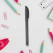 Writing Black Gel Pen for School Stationery Gift for Kids (8 Pcs set) by Your Brand