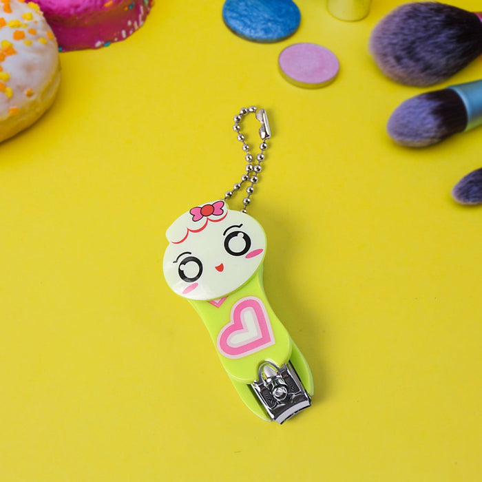 Cute Cartoon Nail Clipper with Keychain Portable Nail Cutter (1 Pc) by Your Brand
