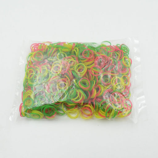 RUBBER BAND FOR OFFICE/HOME AND KITCHEN ACCESSORIES ITEM PRODUCTS, ELASTIC RUBBER BANDS, FLEXIBLE REUSABLE NYLON ELASTIC UNBREAKABLE, FOR STATIONERY, SCHOOL MULTICOLOR (0.5 Inch / 50 Gm), Hair accessories by Your Brand