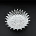 Multipurpose plastic serving tray silver finish mukhwas Diwali India