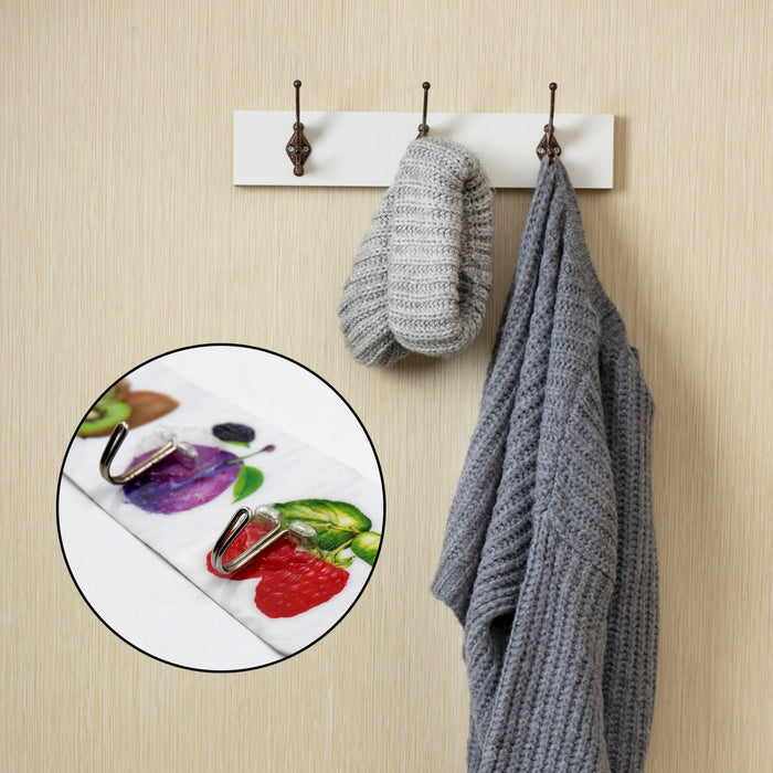 Transparent Adhesive Wall Hook – Premium, Strong & Multiuse ( 6pc ) by Your Brand