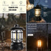 LED Camping Lante Light Retro Style Lighting Battery Type-c Rechargeable (1 Pc) by Your Brand