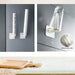 Paper towel holder with hooks