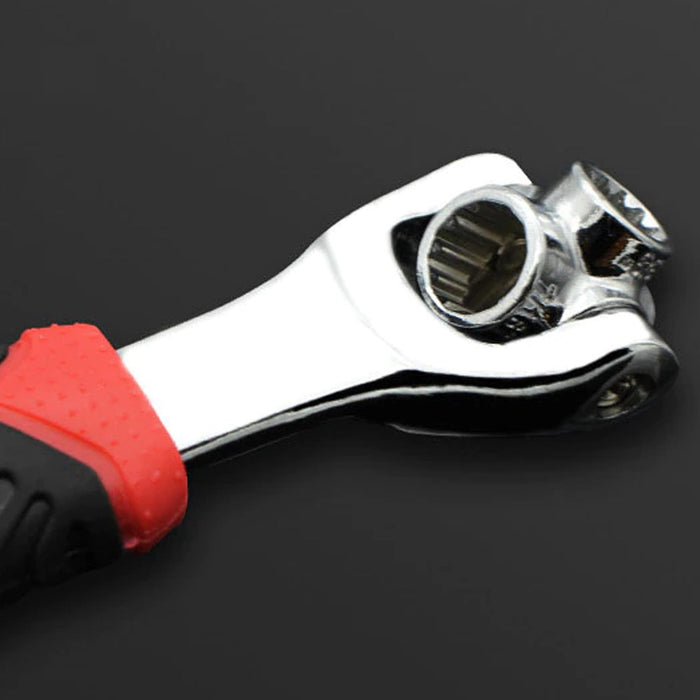 48 in 1 Universal Socket Wrench – 360° Fixed Square, Hex & Torx Hand Tool by Your Brand