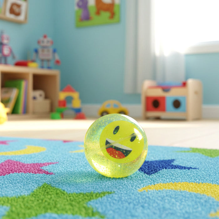 Smiley Face Sensory Light Water Ball Toy for Kids (1 Pc) by Your Brand