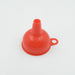 Silicone funnel in use for pouring liquids and grains