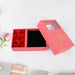 Romantic rose jewellery packaging box with lid top view India