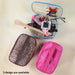 PORTABLE MAKEUP BAG WIDELY USED BY WOMEN’S FOR STORING THEIR MAKEUP EQUIPMENT’S AND ALL WHILE TRAVELLING AND MOVING. by Your Brand