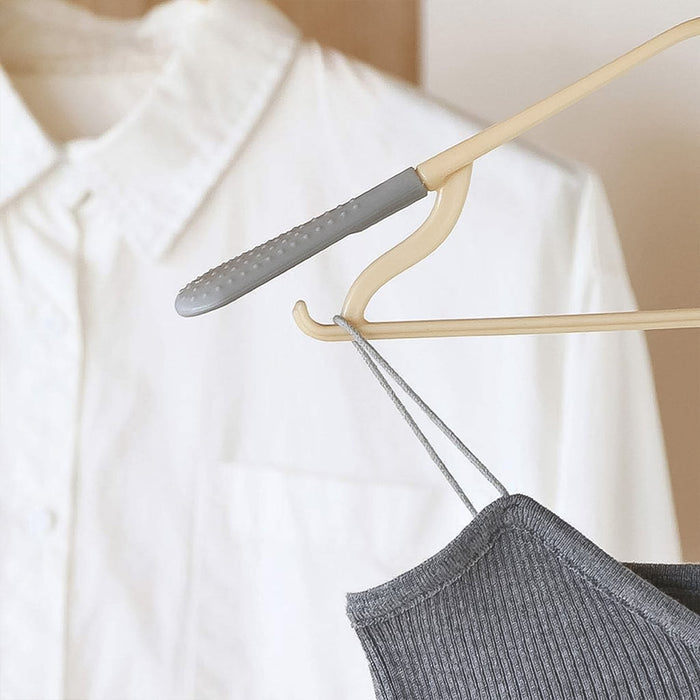 PP Cloth Hanger Set of 1 with Zinc Plated Steel Hook (1 Pc) by Your Brand