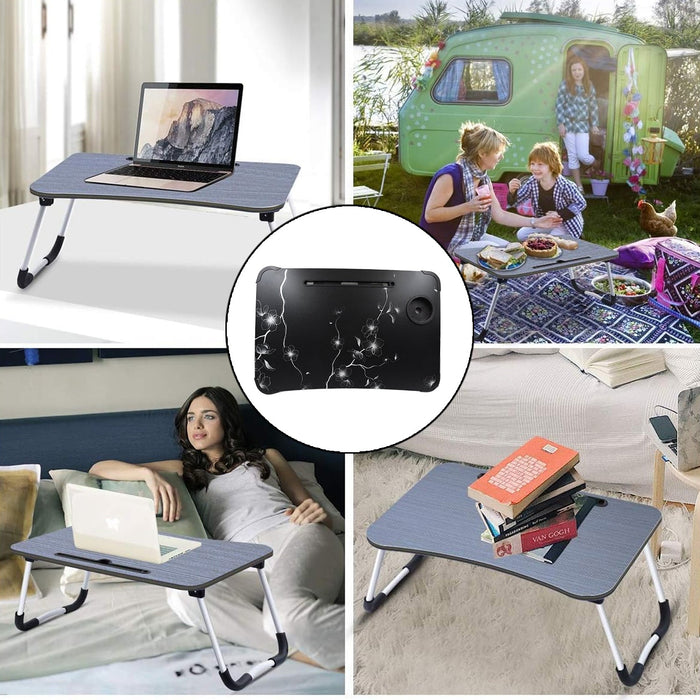 Laptop Table Foldable Portable Notebook Bed Lap Desk by Your Brand