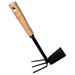 2 in 1 Double Hoe Gardening Tool with Wooden Handle by Your Brand