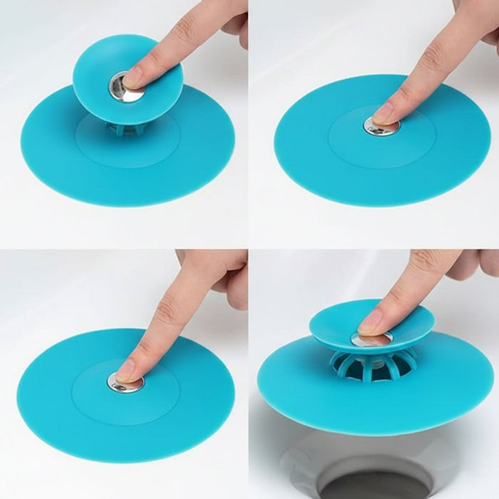 Reusable silicone sink strainer