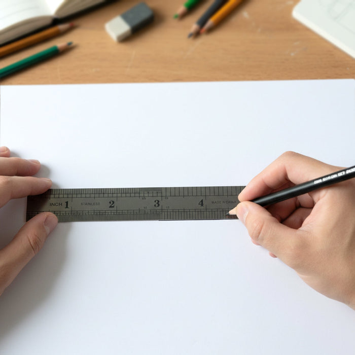 Precision Measuring Ruler Scale (15 cm ,1 Pc) by Your Brand