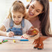 Dinosaur Shaped Stationery Gift Set for Kids Set (Mix Design) by Your Brand