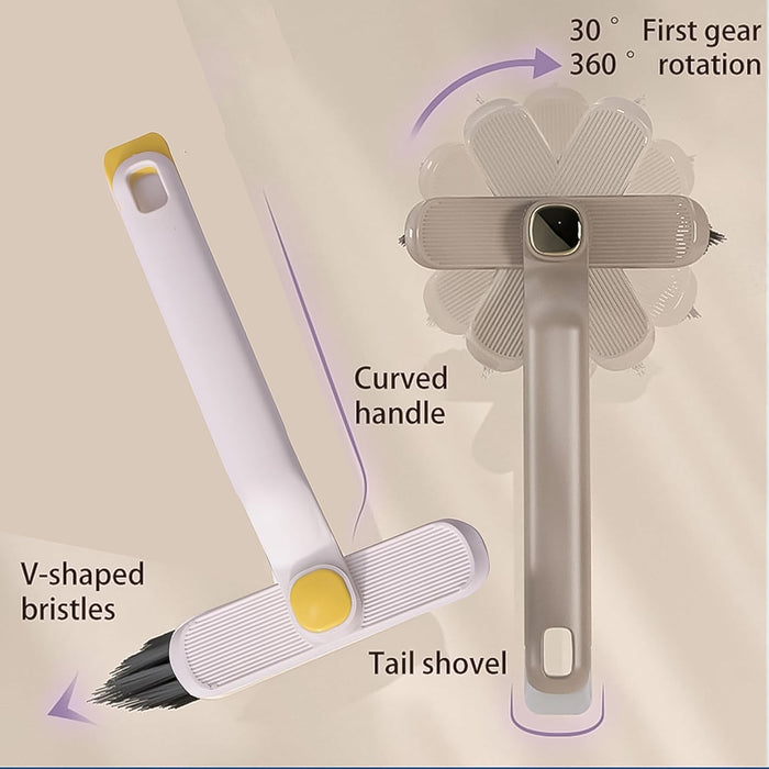 Multi-Function 360° Rotating Crevice Floor Cleaning Brush (1 Pc) by Your Brand