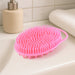 2-in-1 Silicone Soft Bristle Bath Brush by Your Brand