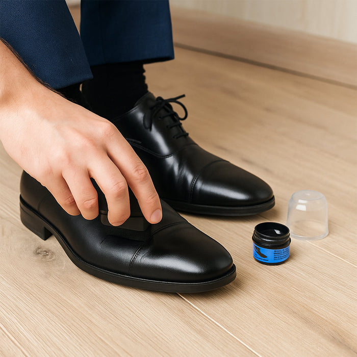 Instant Shoe Shine Sponge with Liquid Polish (1 Pc) by Your Brand