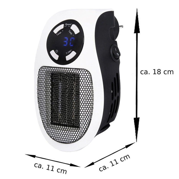 Portable Electric Heater Mini Fan Heater Desktop Household by Your Brand
