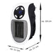 Portable Electric Heater Mini Fan Heater Desktop Household by Your Brand